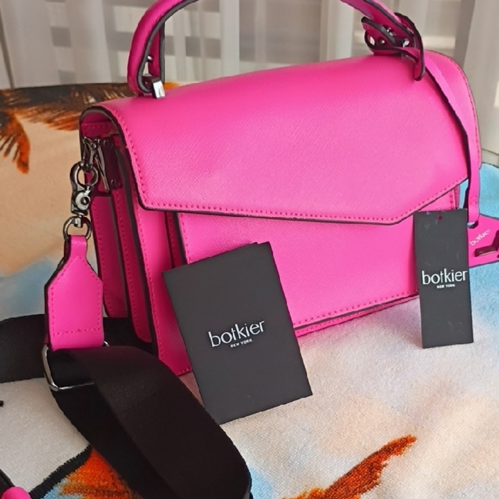 Botkier Hot Pink Leather Satchel